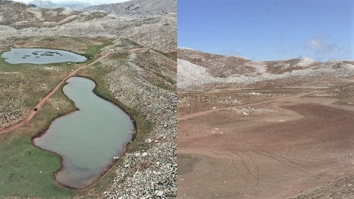 İkiz Göller kurudu, Yörükler de bölgeden ayrıldı